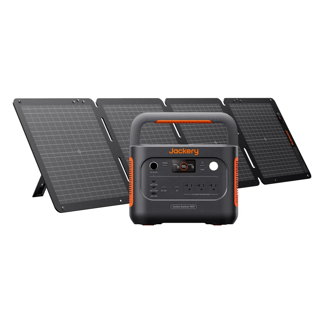 Portable Solar Generator – 1500Wh Backup Power Station with Solar Panel, 100W Fast Charging | Limited Units