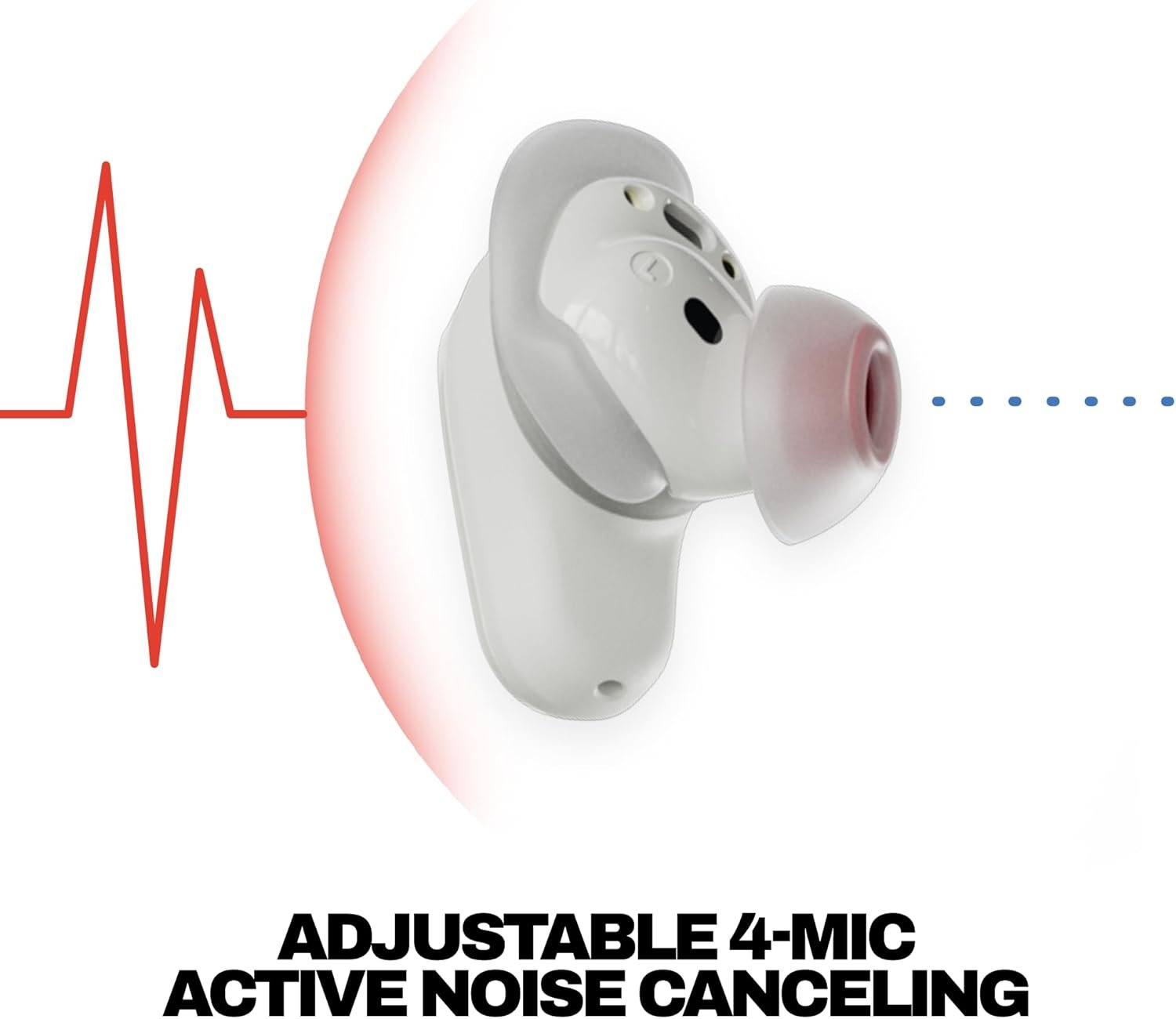 Wireless ANC Bluetooth Earbuds – Noise Cancelling, 40H Playtime - Image 5