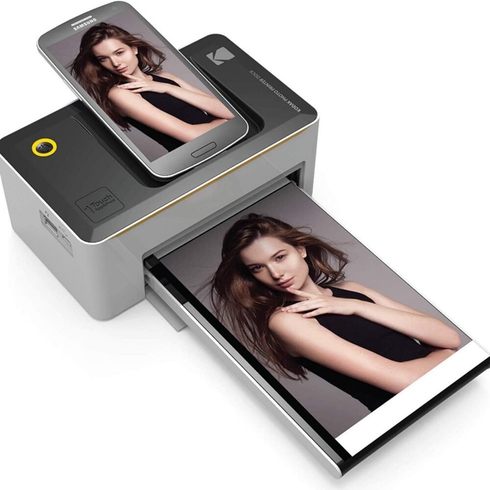 Wi-Fi 4x6” Instant Photo Printer – Portable Dock w/ Premium Full-Color Prints | Works w/ iOS & Android | Limited Stock
