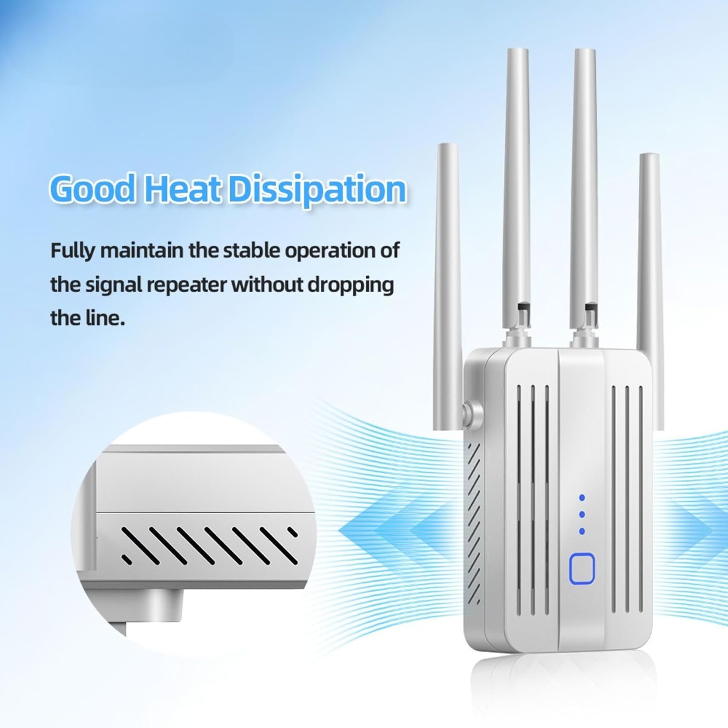 The Velocity Prime: 1200Mbps Ultra-Speed WiFi Repeater - Image 4