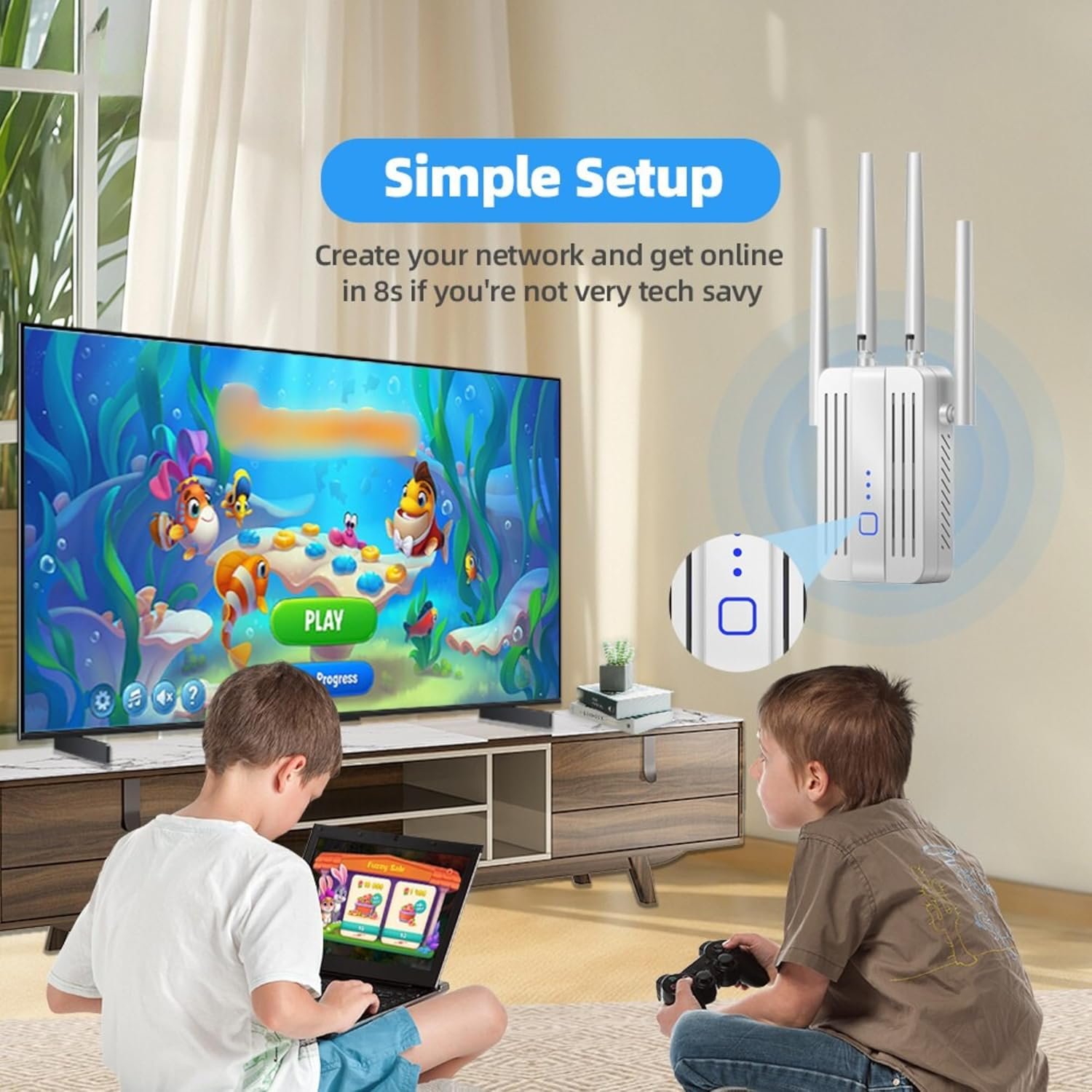 The Velocity Prime: 1200Mbps Ultra-Speed WiFi Repeater - Image 7