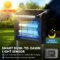Solar Bug Zapper: Outdoor Waterproof Electric Mosquito and Fly Zapper with Smart Light Sensor