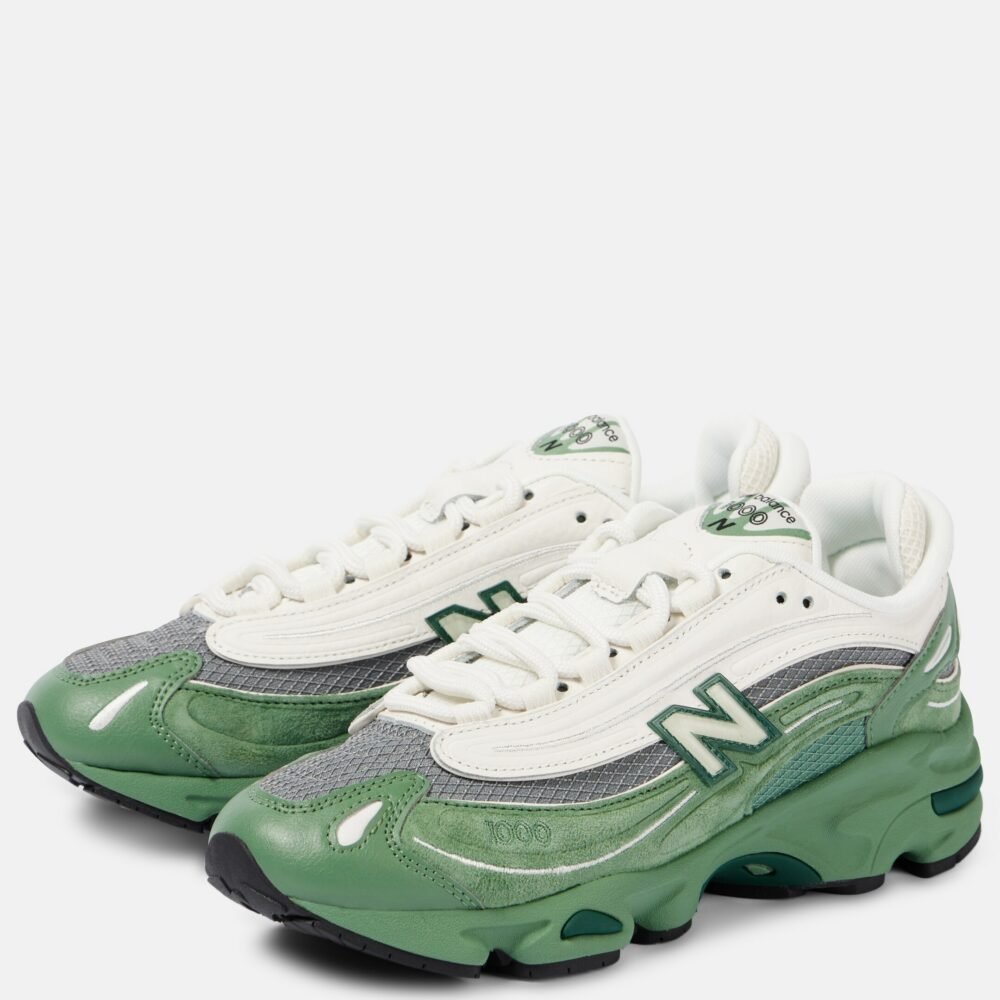 Colorblocked Leather Sneakers – Low-Top Casual Shoes, Stylish Comfort for Everyday Wear | Limited Stock