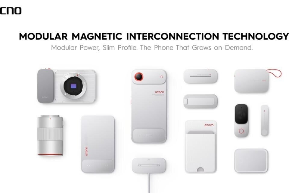 ECNO Atom Concept Phone – Ultra-Slim 5G Smartphone w/ AI Camera, Fast Charging & Privacy Display | Limited Stock