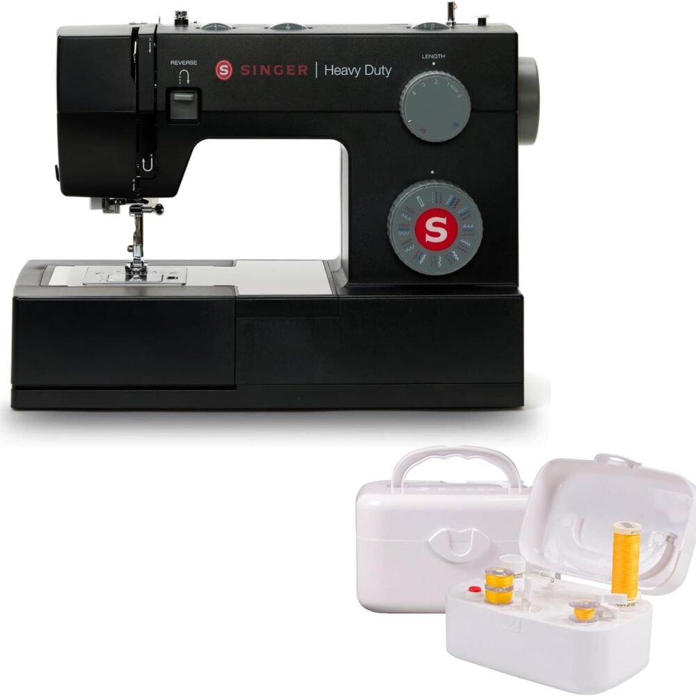 Heavy Duty Sewing Machine – High-Speed Stitching w/ Accessory Kit & Built-In Bobbin Winder for Class 15 & 15J Bobbins