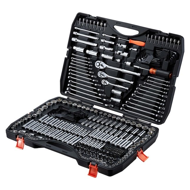 308PCS Mechanics Tool Set – SAE & Metric Socket Kit w/ 1/4", 3/8" & 1/2" Drive, Wrenches, Bits & Case | Limited Units